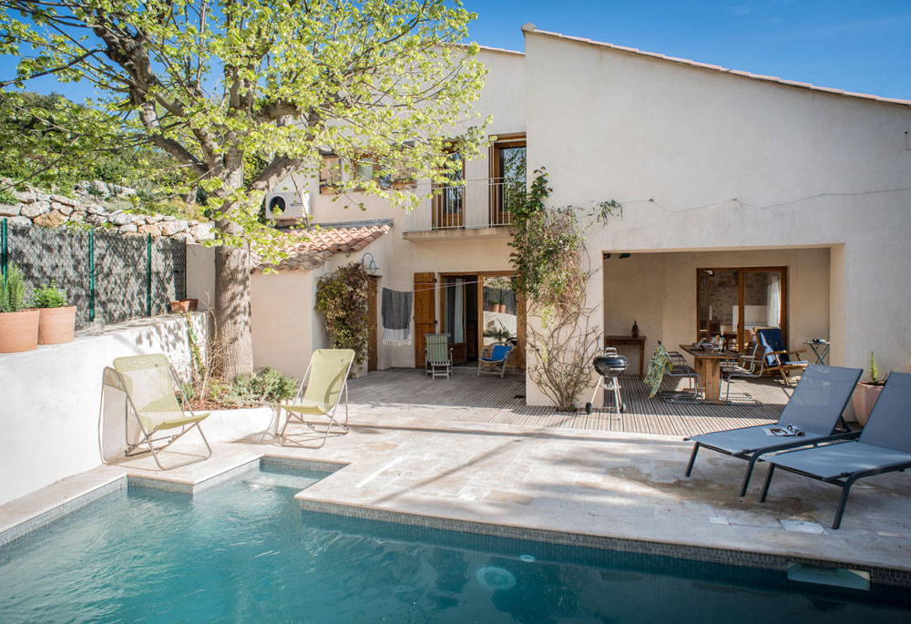 la roque, piscine privée